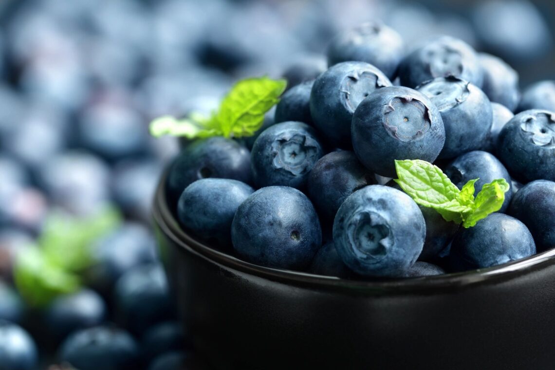 blueberries in a bowl